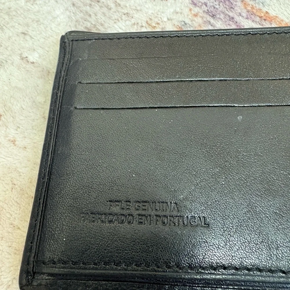 F. Antunes Trifold Men’s Wallet Portuguese‎ Leather Black